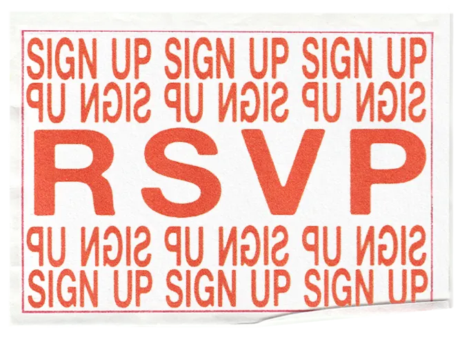 RSVP ticket
